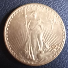 Retro USA St Gaudens 1927 D 20 Dollars Double Eagle. Souvenir Lückenfüller.