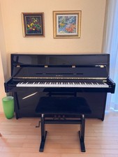 Klavier gebraucht Kawai schwarz mit Hocker (nur zur Abholung)