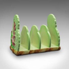 Vintage Deko Frühstücksständer, englisch, Keramik, Toastständer, Mid Century