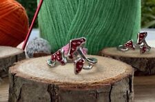 Pilz Mode Ring / Häkelring