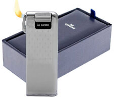 ITT IM Corona Pipemaster 33-3210 in Chrom mit Muster Pfeifen Feuerzeug