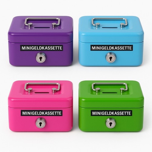 Geldkassette mini spardose - geldkassette,