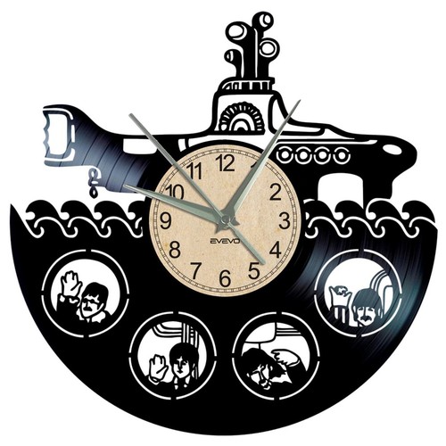 Gelbes boot wanduhr musik - gelbes,