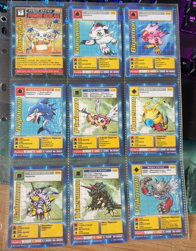 12x digimon karten 1999 - 12x,