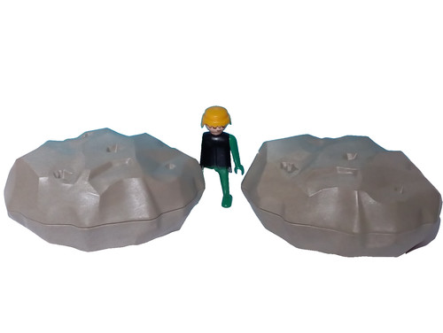 Playmobil grosse felsen - x2,
