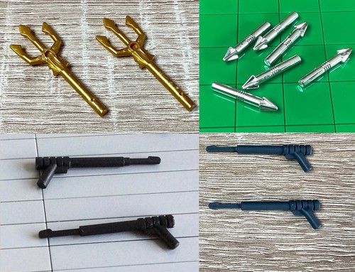 Lego harpune dreizack - dreizack, pfeil