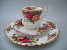 Royal Albert Kaffeegedeck OLD COUNTRY ROSES England Tasse Untertasse Teller Tee