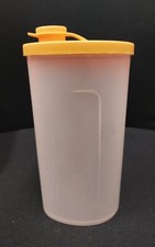 TUPPERWARE 640-12 DRESSING MIXER gelb-orange Ölkännchen Ölprinz 500 ml