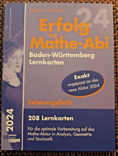 Erfolg im Mathe-Abi 24, Lernkarten Leistungsfach, Allg. Gymnasium Ba-Wü