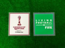 OFFIZIELLE FC BAYERN FIFA CLUB WORLD CUP QATAR 2020 + LIVING FOOTBALL PATCHES