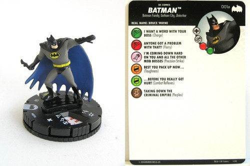 Heroclix 001a batman dc - batman,