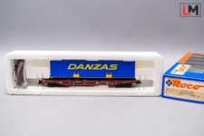 Roco H0 46373 Taschenwagen mit Auflieger Danzas DB OVP | Z-730