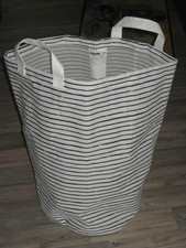 IKEA - KLUNKA - Wäschesack Wäsche Sack  Beutel  Tasche Weiß / Schwarz - 60 Liter