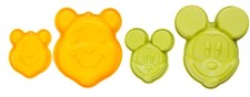 Silikonform 2 Stück Disney