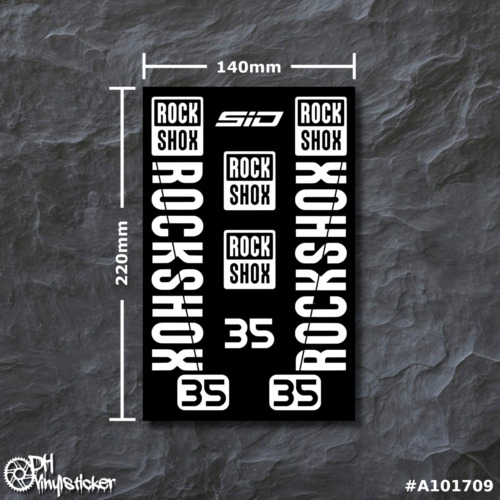 Rockshox sticker weiß - 35,