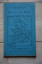 Bartholomew map england - map,