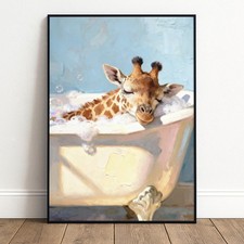 Giraffe Poster Lustig
