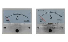 Messinstrument Amperemeter Einbauinstrument AC / DC Einbau analog Panel Meter