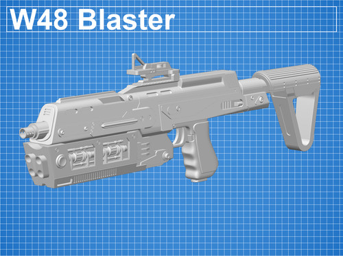 W48 sith trooper blaster 72cm - trooper,