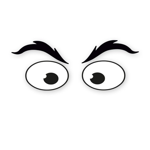 Aufkleber augen paar für - augen-paar,