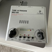 Behringer Tube Ultragain MIC100 Vacuum Tube Preamplifier