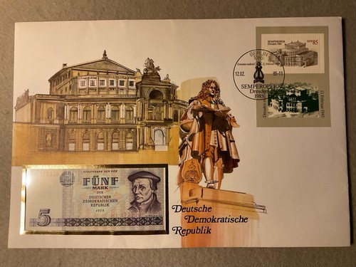 Ddr numisbrief semperoper - ddr,