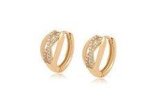 Ohrringe Infinity Creole 585er