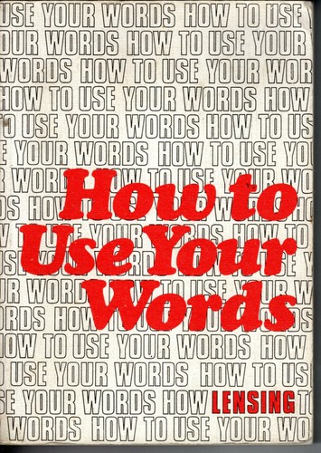 How use your - use, words
