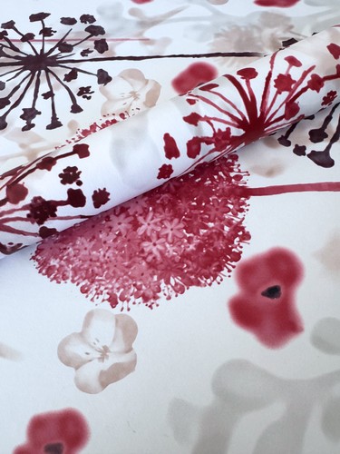 Pvc tischdecke dandy rot - pvc,