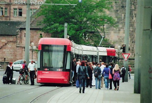 Foto straßenbahn nürnberg - straßenbahn,