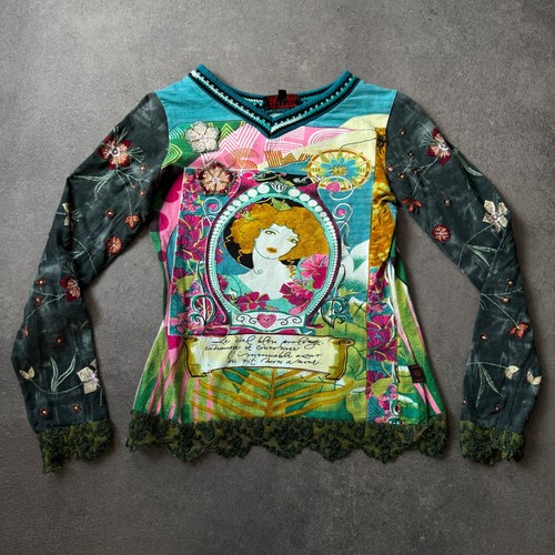 Illusions vintage shirt - vintage, damen
