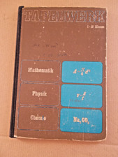 DDR  Schulbuch  - Tafelwerk