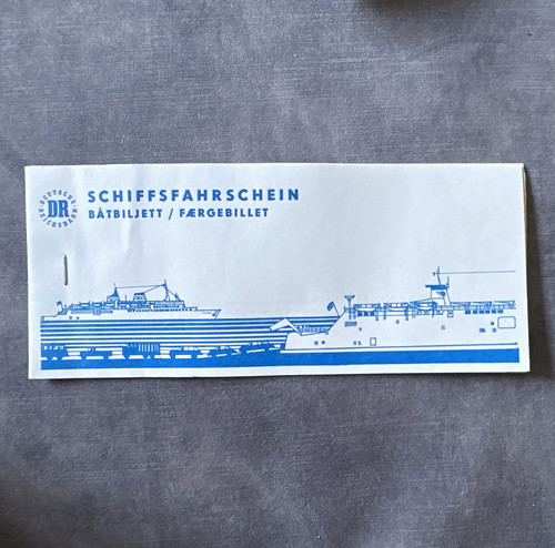 Schiffsfahrschein fahrkarte - schiffsfahrschein,