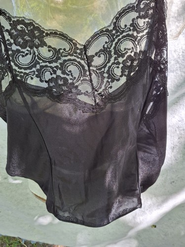 Schwarze vintage camisole - schwarze,