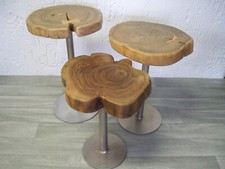 Beistelltisch 3er Set Hocker