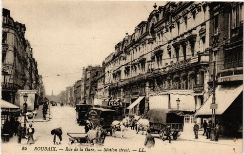 Cpa roubaix rue - cpa,