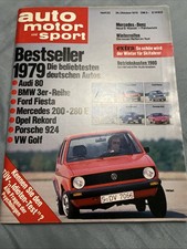 AMS Auto Motor Sport 22/79 * BMW 628 CSi Renault Alpine A 310 Porsche 924