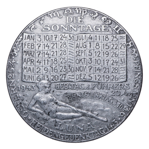 Kalendermedaille 1943