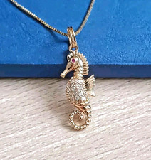 Anhänger Seepferdchen 18K