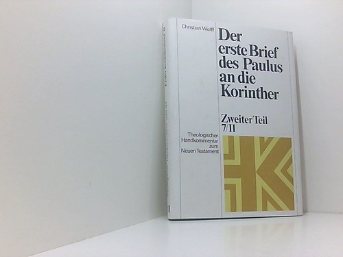 Der erste brief des - erste, paulus