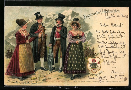 Lithographie personen - lithographie, in