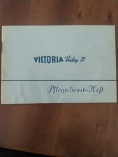 9.9 Victoria Vicky III 3 Moped Pflegedienst - Heft Gebrauchsanweisung 3840 1955