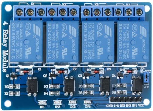 Relaismodul kanal 5v - relaismodul, 4-kanal