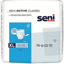 30 SENI ACTIVE CLASSIC Gr. XL, 120-160 cm Taille, 1650ml Saugleist., (0,94/Stk.)