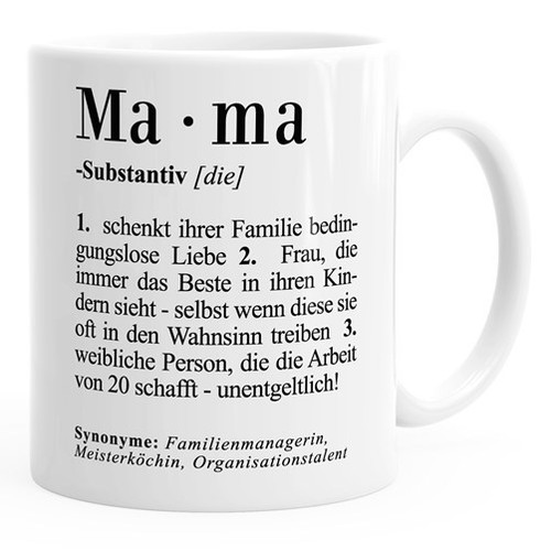Kaffee tasse mama definition - mama,
