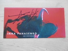 Inna Panasenko Autogramm 10x21 cm Flyer