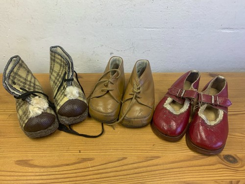 Alte kinderschuhe paar - kinderschuhe, 3