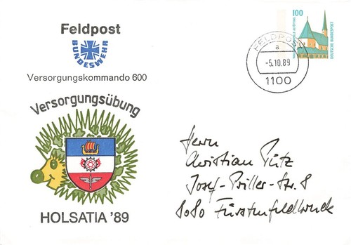 155441 feldpost bundeswehr - feldpost,
