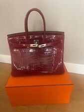 Hermes Crocodile birkin bag 35