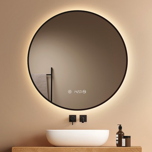 Emke led badspiegel rund - emke, touch